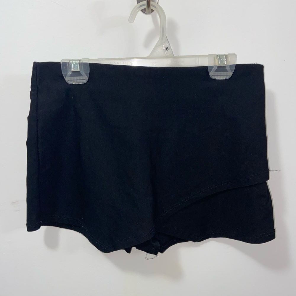 Black Criss Cross Skirt (Size S)